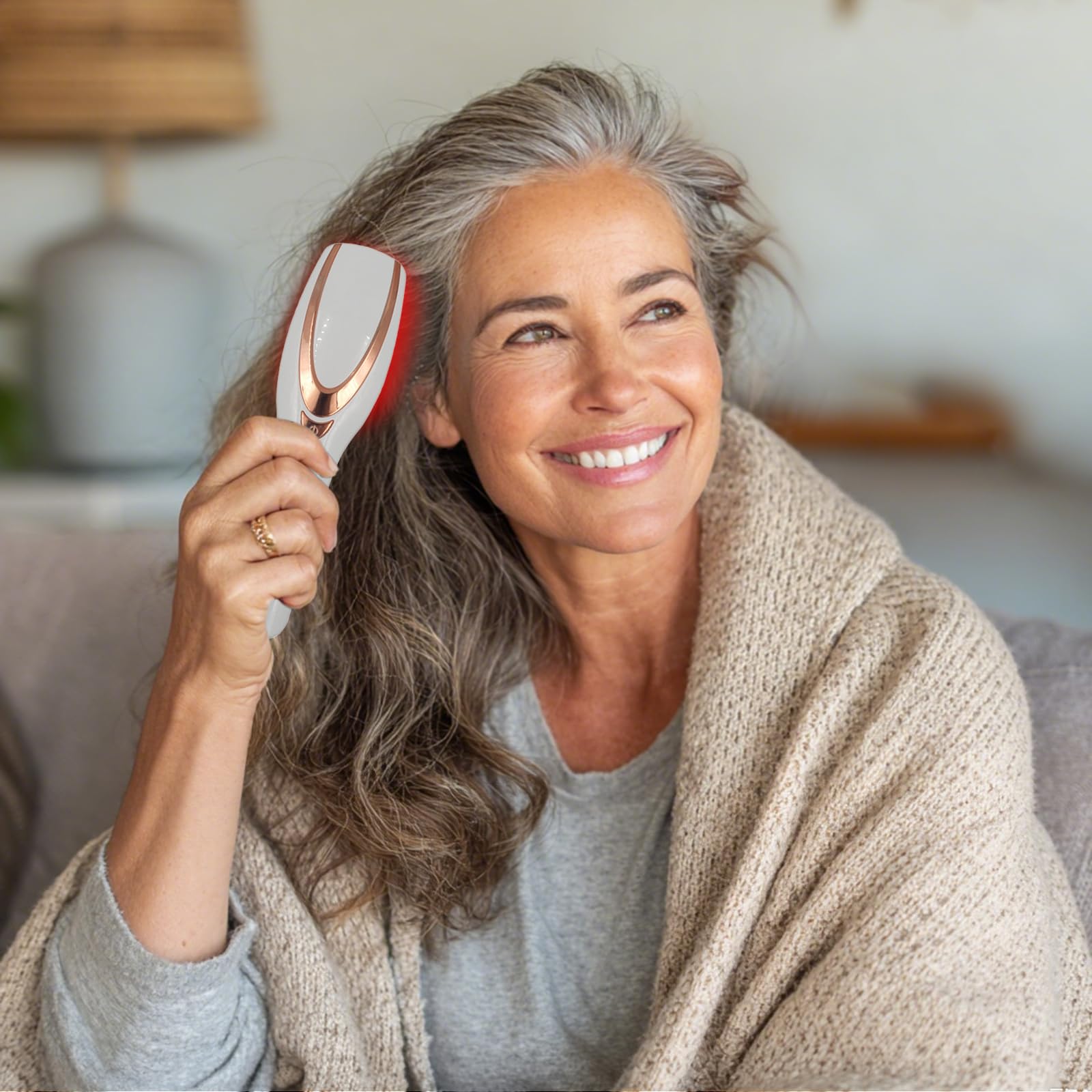 TMOSSO all-in-one hair brush combines detangling with scalp care.