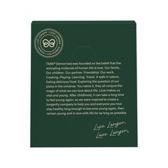 TMW Essential Longevity sachet dissolving in coffee for steady energy.