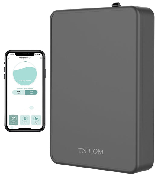 TN HOM smart Bluetooth diffuser front view for wide-area fragrance diffusion