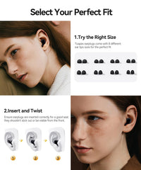 TOAPEX 3D ergonomic design provides secure, comfortable wear overnight