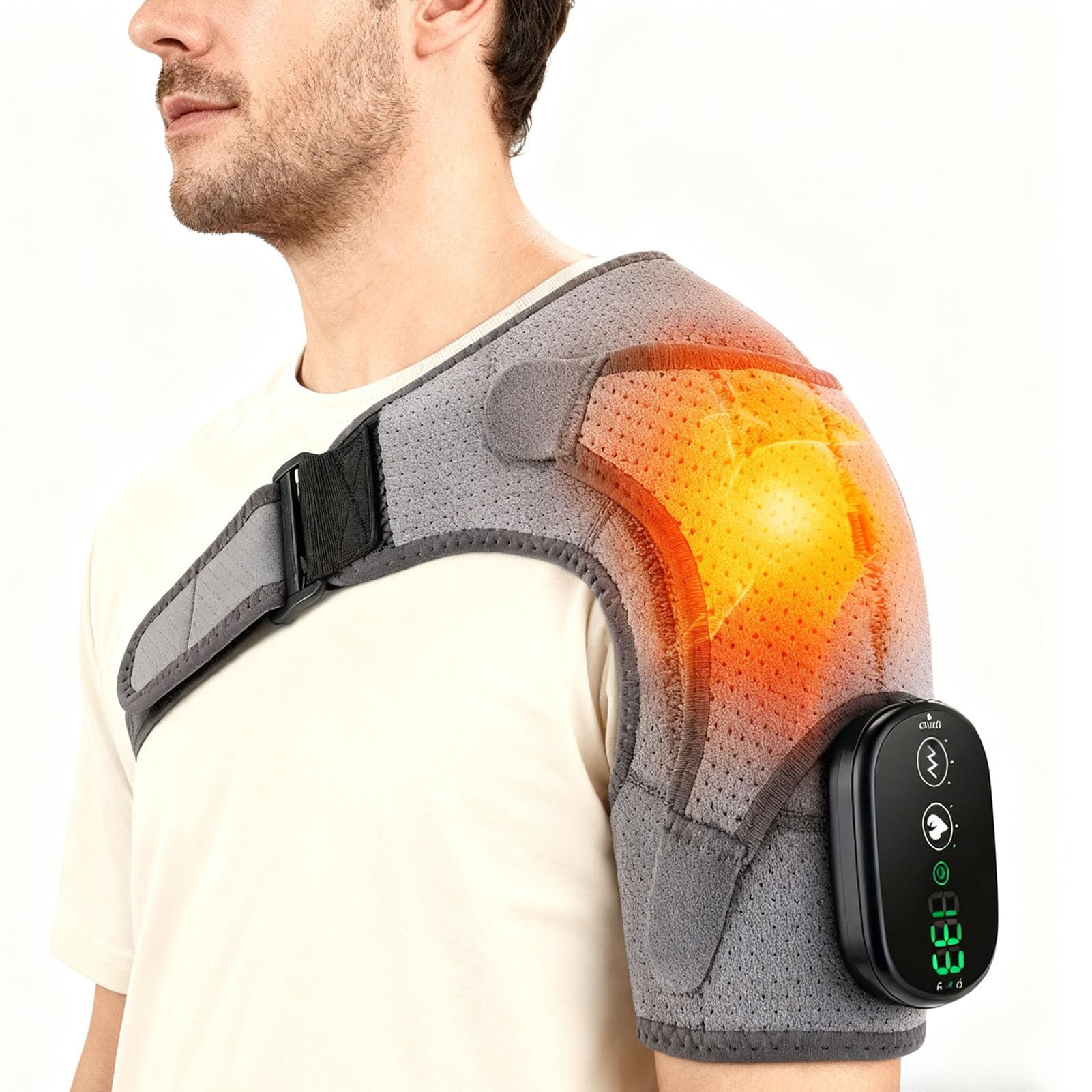 Tobeoning shoulder heating pad wearable for everyday comfort