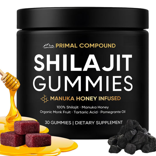 TOGOLIUN Primal Compound Shilajit Gummies with Himalayan Shilajit for vitality support