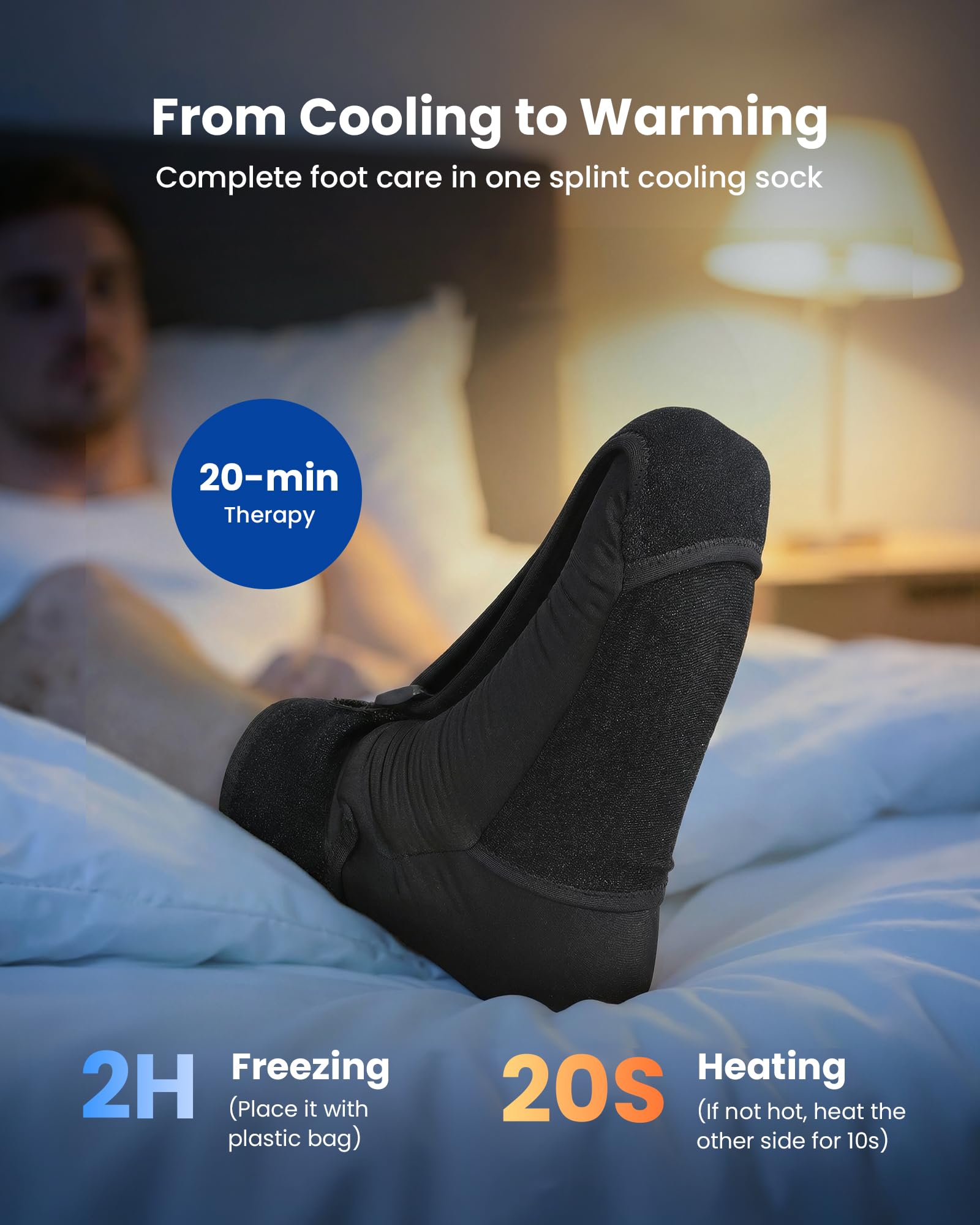 Adjustable fit with S/M and L ensures a personalized therapy experience