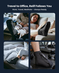 Tolaccea arch-support cold therapy in use provides arch stabilization during wear