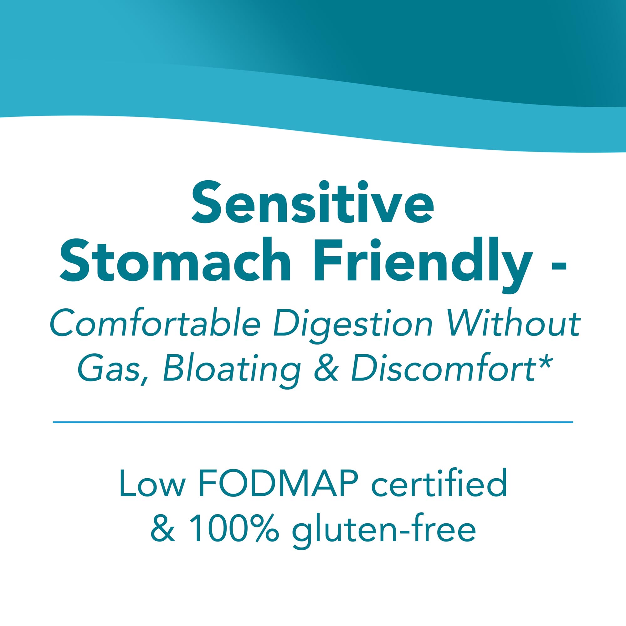 Dissolving Sunfiber in a glass creates a smooth, clear beverage.