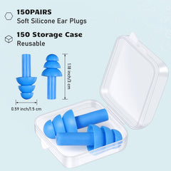Tondiamo silicone ear plugs with carry case for organized portability.