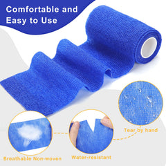 Tondiamo Vet Wrap being used on a wrist for comfortable support.