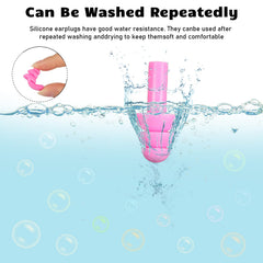 Tondiamo waterproof reusable ear plugs for swimming and daily wear.