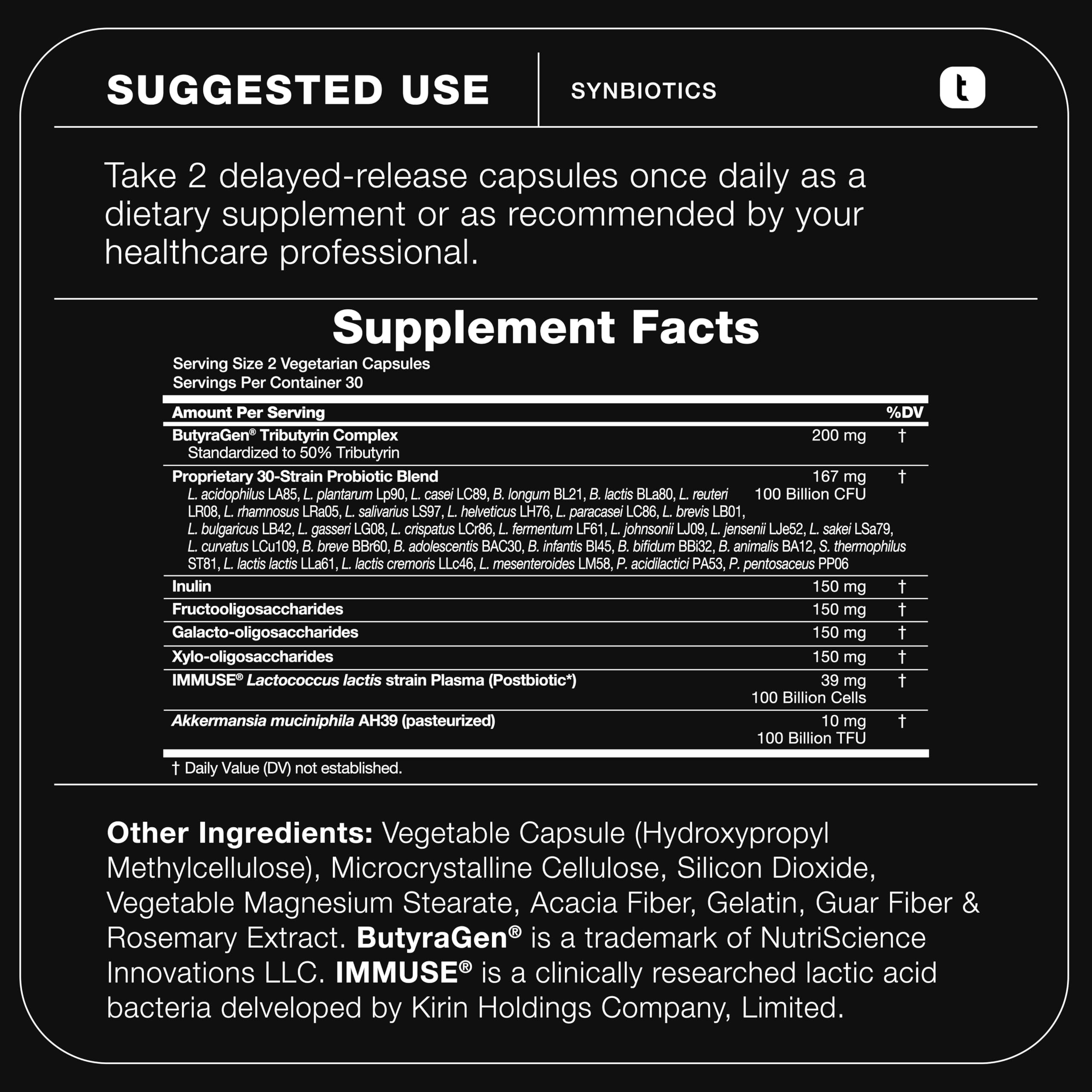 Toniiq 60-capsule pack signals third-party tested GMP manufacturing.