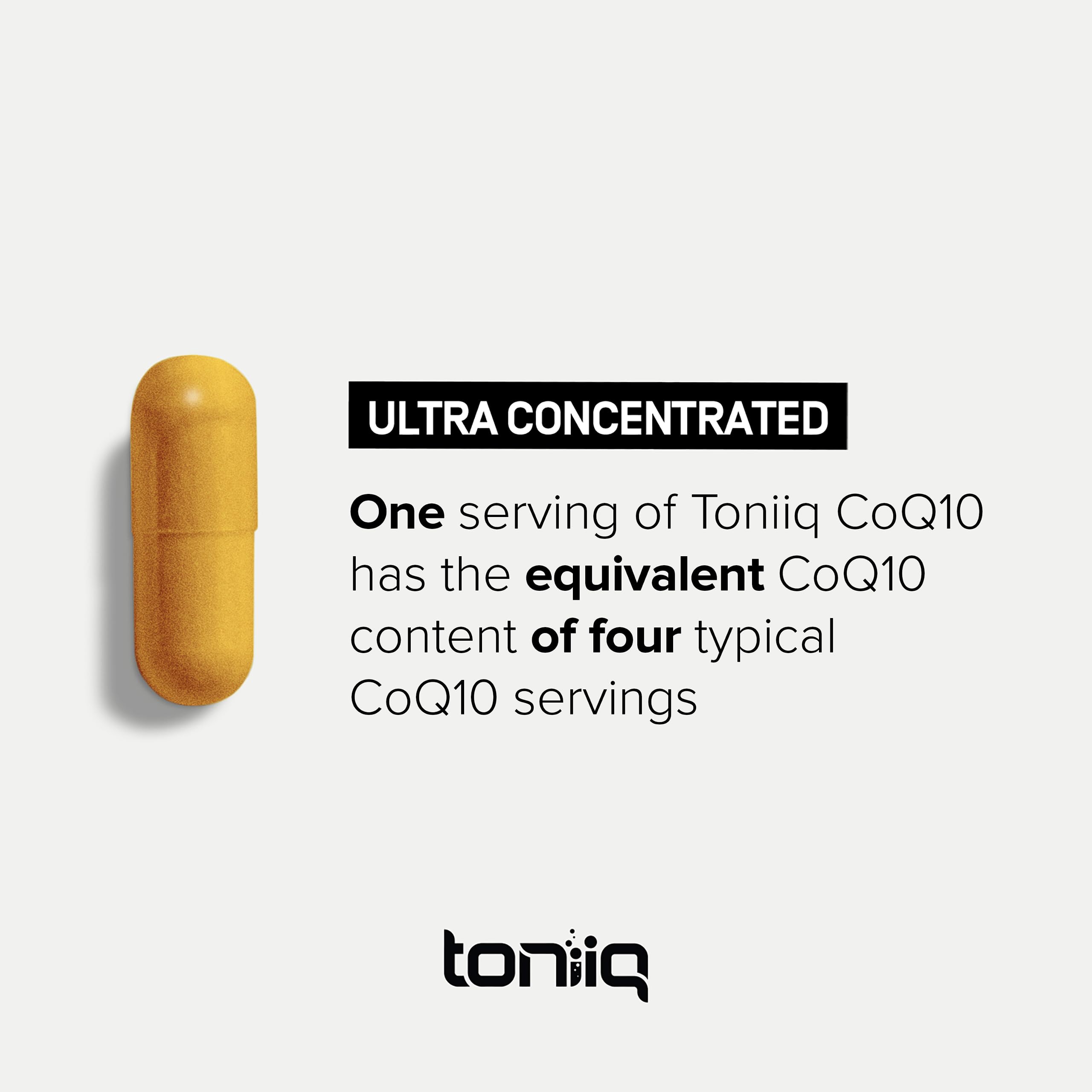 Toniiq CoQ10 USA-made manufacturing facility badge