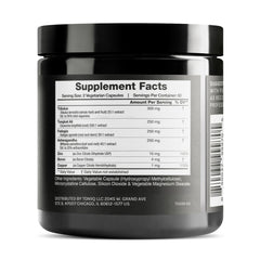 Toniiq Elite T Formula capsules close-up suggesting high-potency tribulus for athletic support.