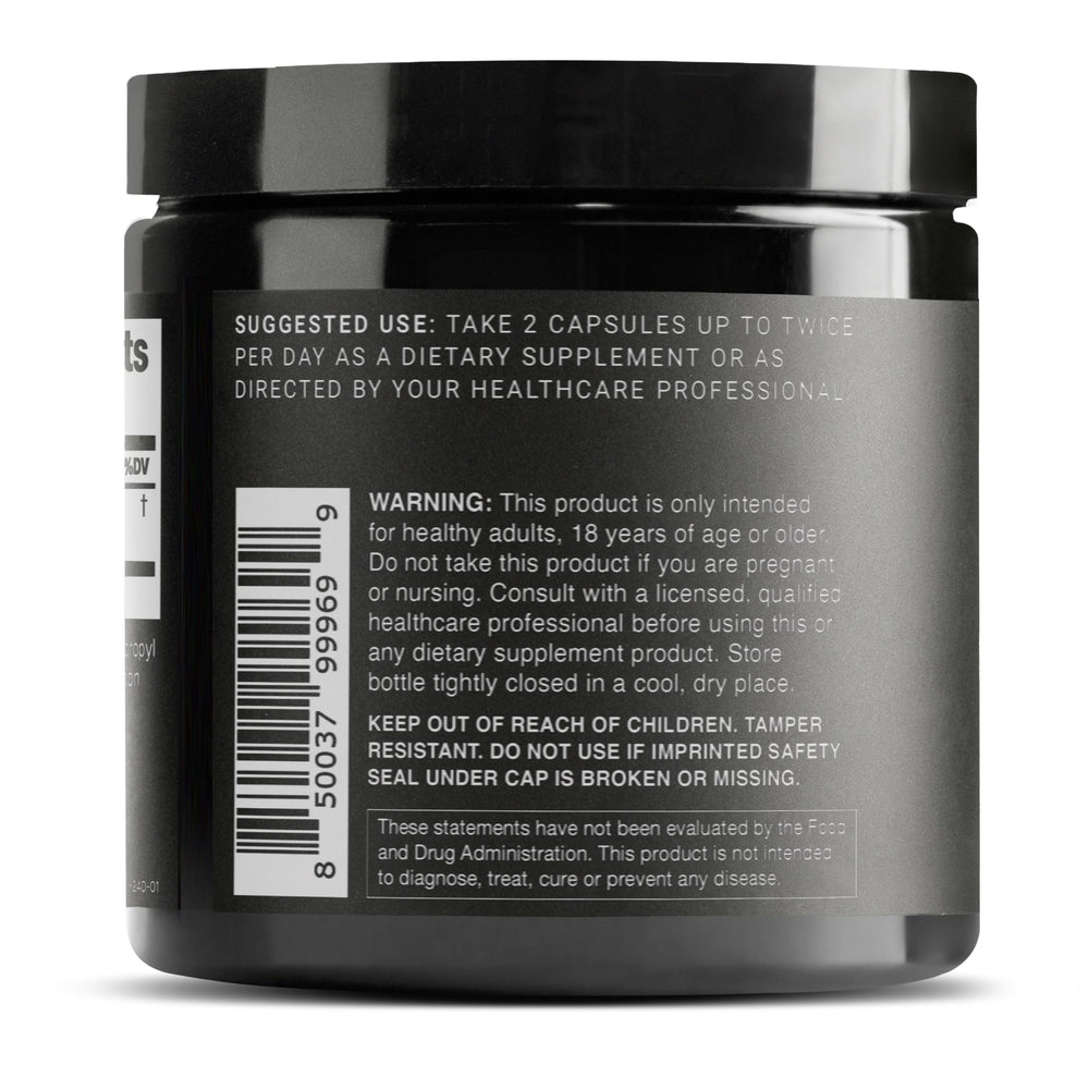 Toniiq Glycine bottle pour illustrating easy daily serving ritual.