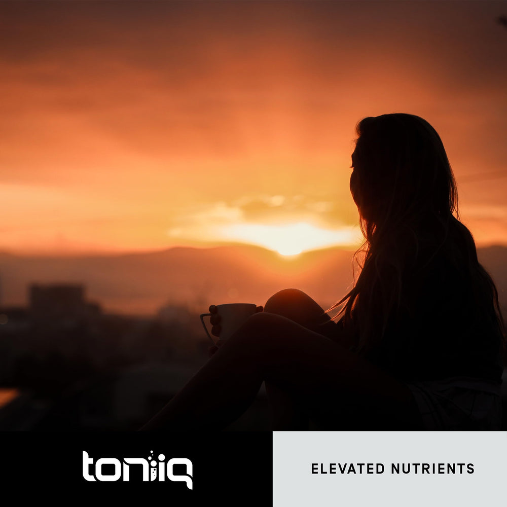 Toniiq Mushroom Coffee GMP facility icon communicates manufacturing standards.