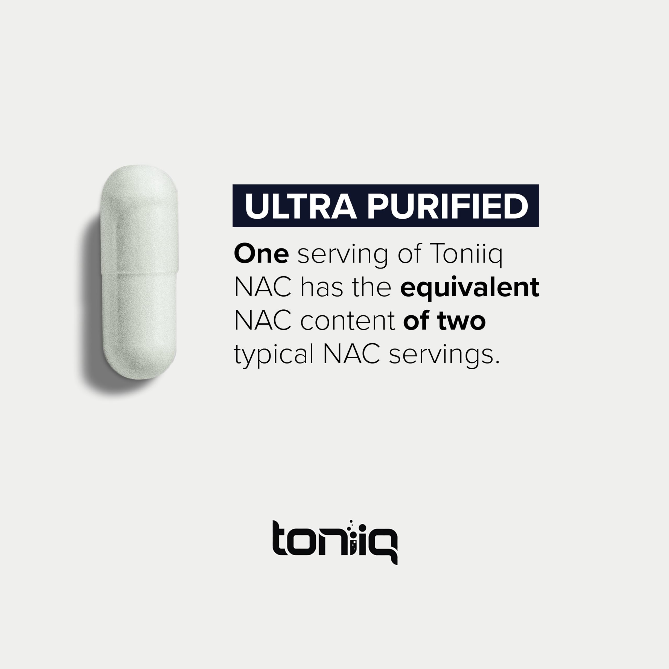 Toniiq NAC produced in a GMP-certified USA facility ensuring quality.