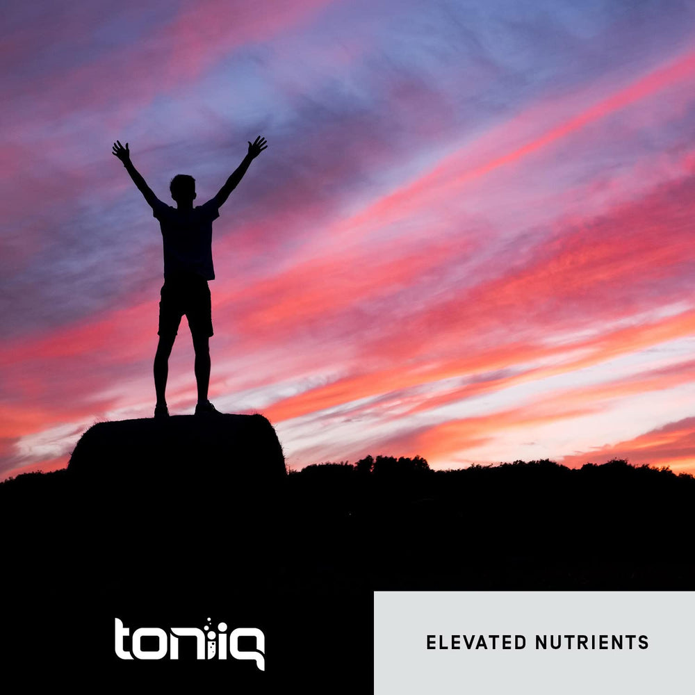 Toniiq bottle with dosage information for quick routines