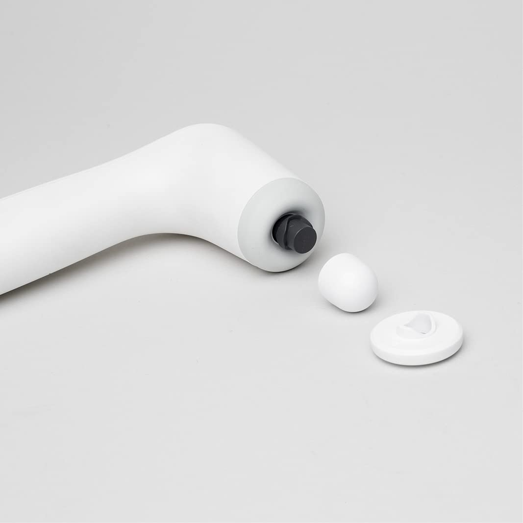 Novafon attachments with flat disc, ball, and universal accessory.