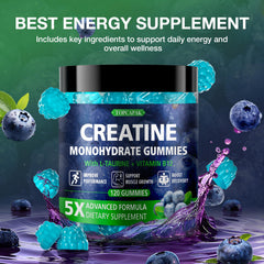 120-count package of topcapak creatine gummies for weeks of use