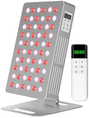 Topcupro Red Light Panel face close-up for skin vitality and relaxation