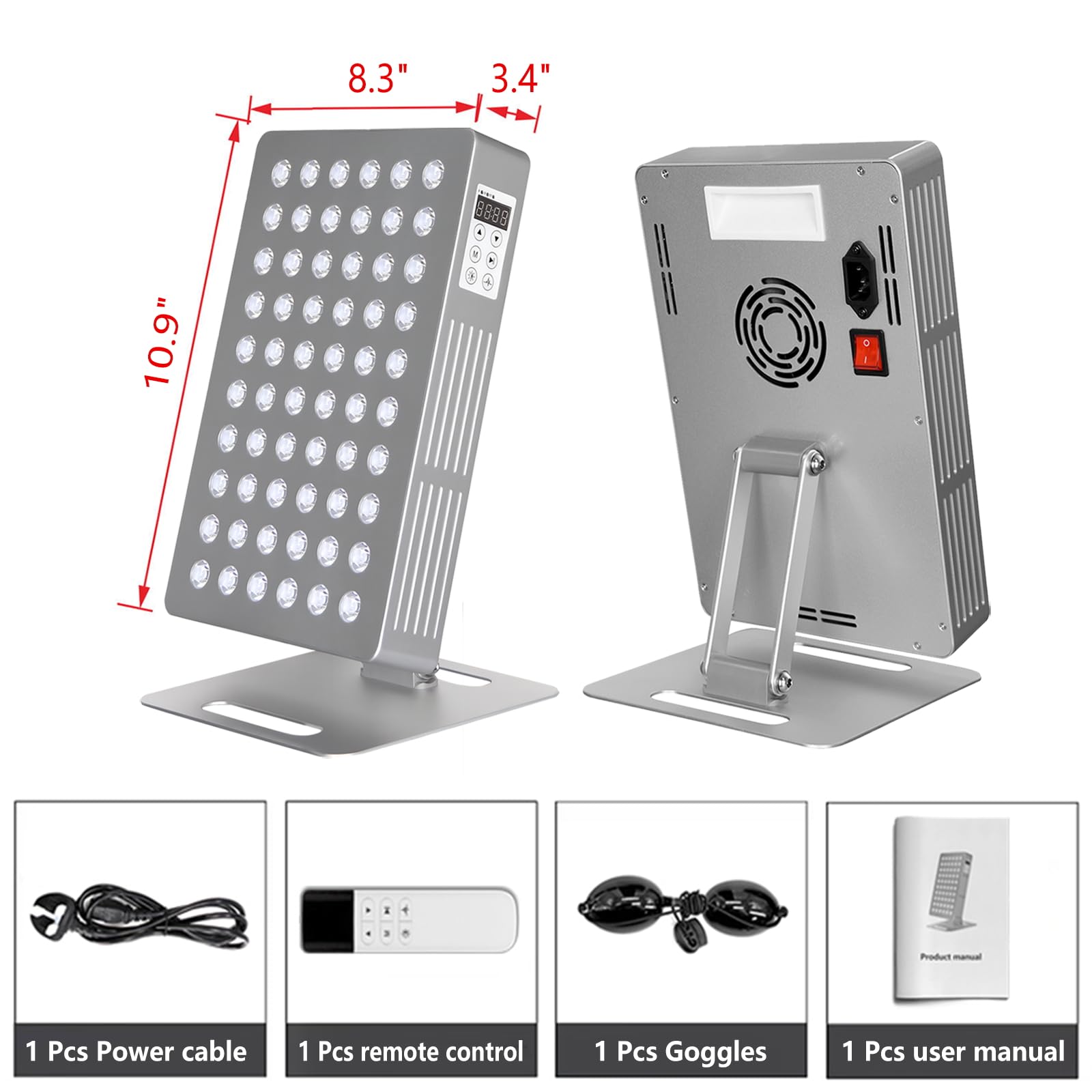 Topcupro Red Light Panel portable design ideal for home use