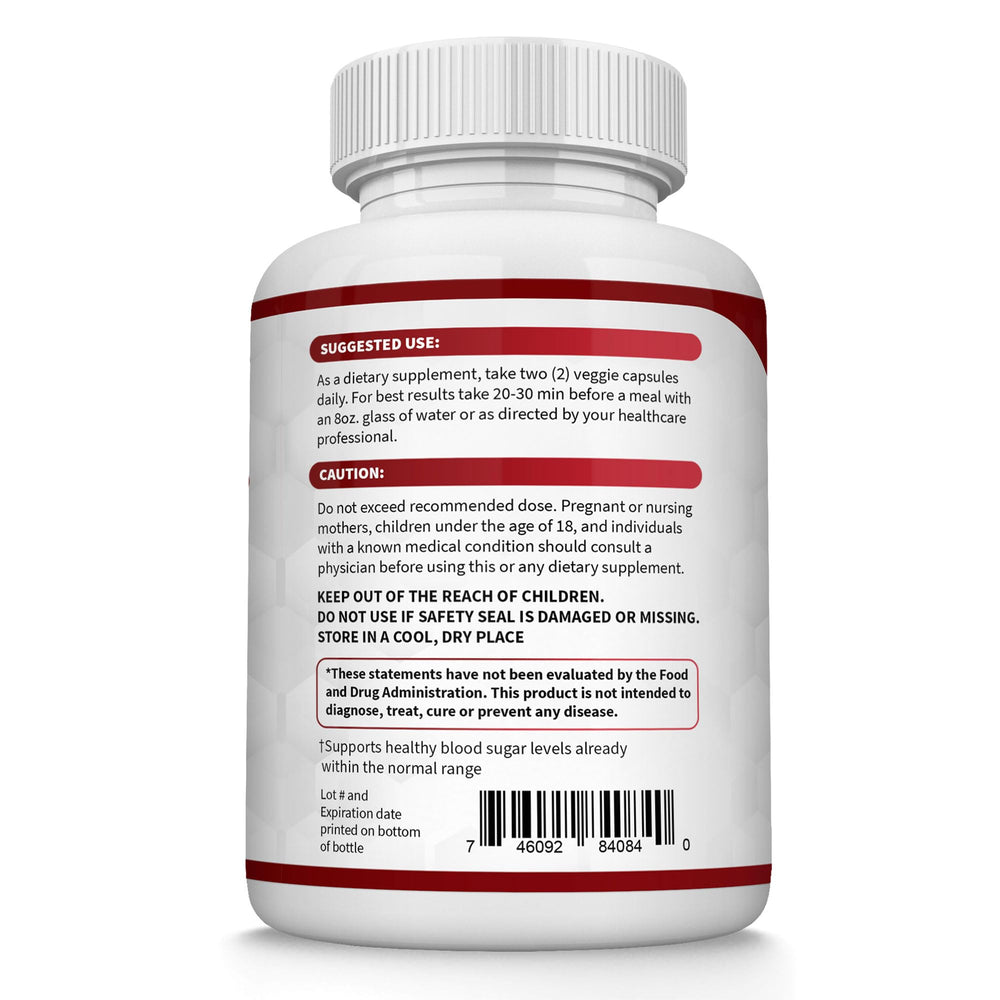 Toplux Blood Sugar Complex packaging indicating a 30-day supply