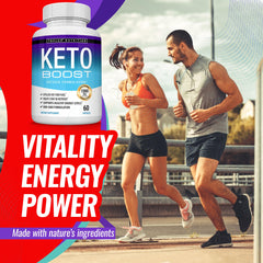 Toplux Keto Boost packaging mockup illustrating brand trust for keto dieters