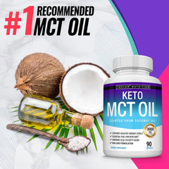 Toplux Keto MCT dispensing softgel demonstrates mess-free, on-the-go energy support.
