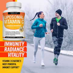 Sunflower lecithin ingredient in Toplux Liposomal Vitamin C 2100mg aids dispersion.
