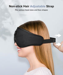 TOPOINT adjustable headband with wide Velcro for secure, hair-friendly fit