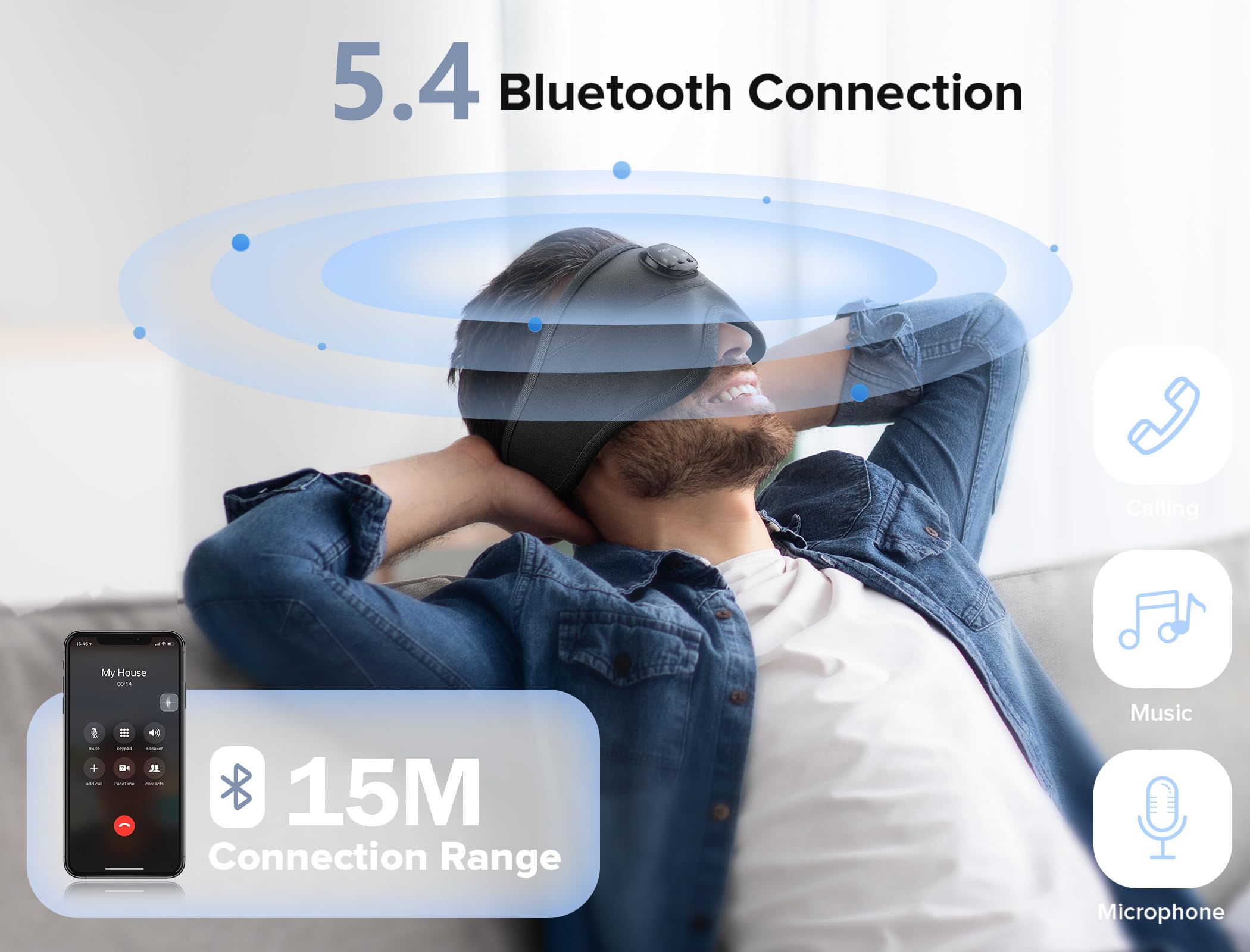 TOPOINT nasal bridge triangular area designed for comfortable CPAP-friendly fit