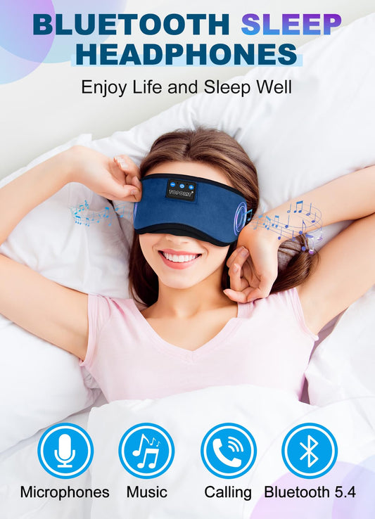 TOPOINT Sleep Headphones light-block design blocks light for deep rest