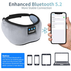 TOPOINT sleep mask adjustable nose design ensures comfort during long flights.