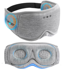 TOPOINT Sleep Mask with Bluetooth headphones for seamless audio on the go