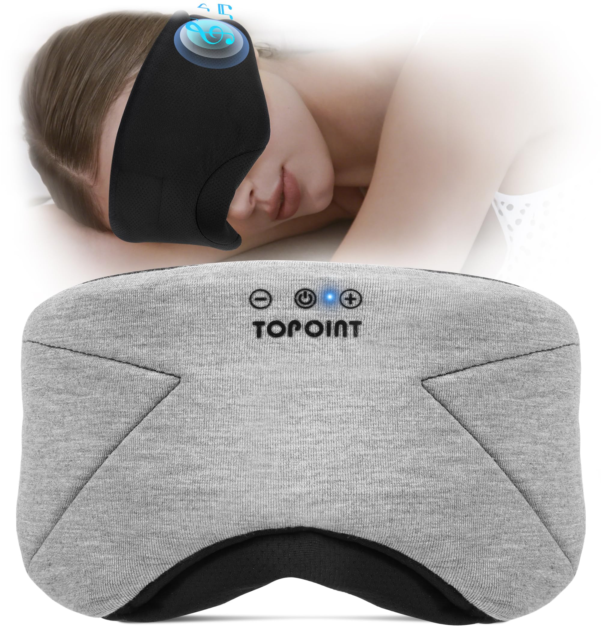 Gifting-ready TOPOINT sleep mask design suited for holidays and self-care.