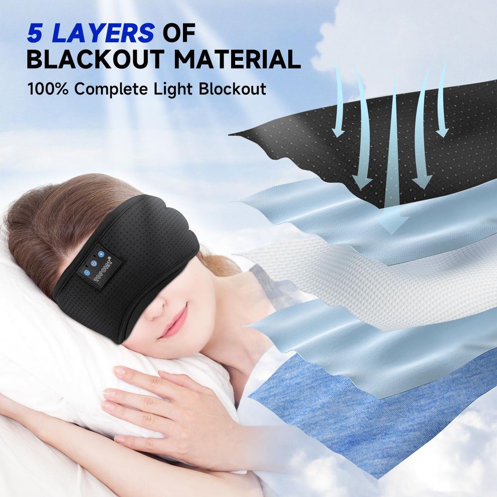 TOPOINT Soft Cotton Eye Mask offering gentle comfort and moisture management for restful nights.