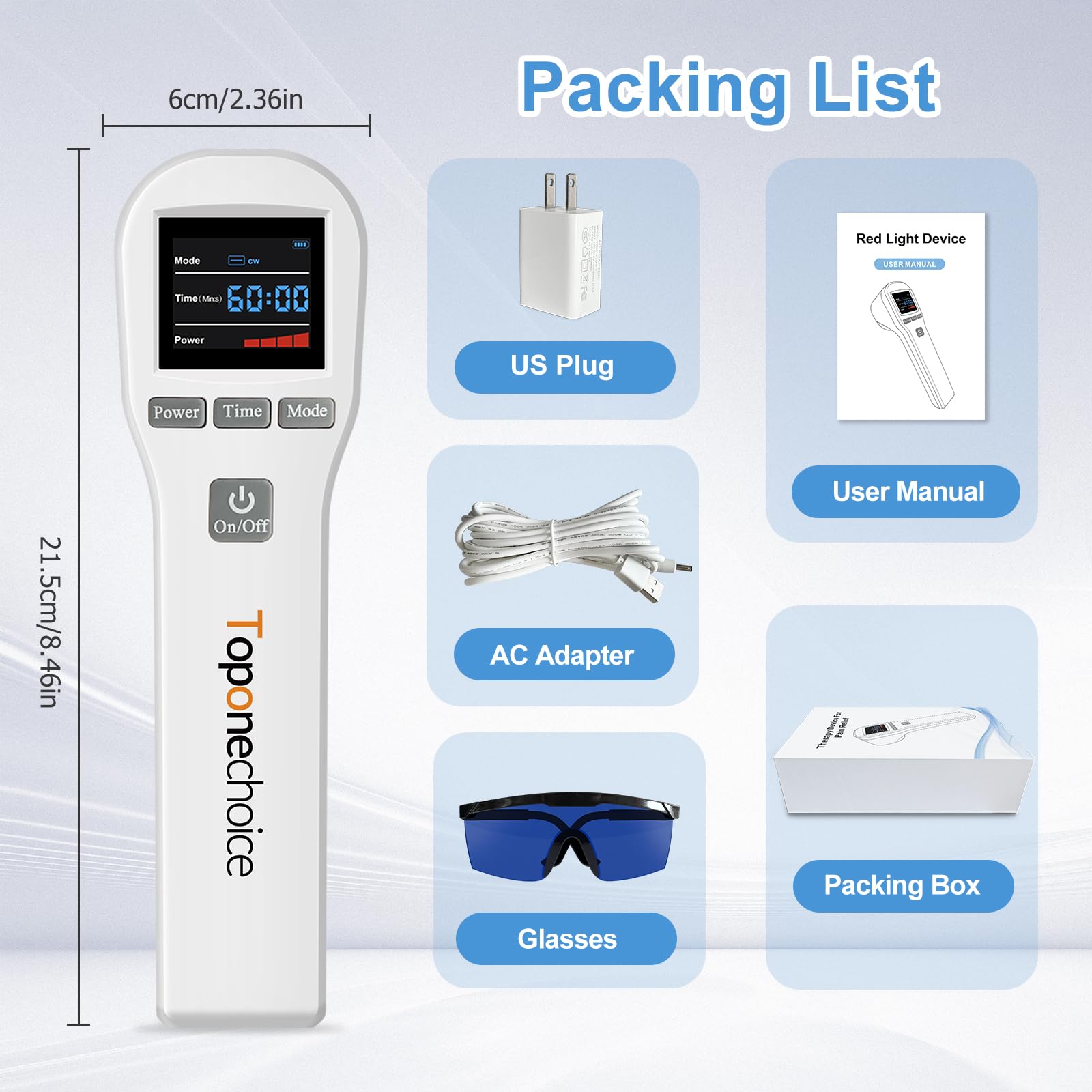 Toponechoice portable lightweight design for travel use.