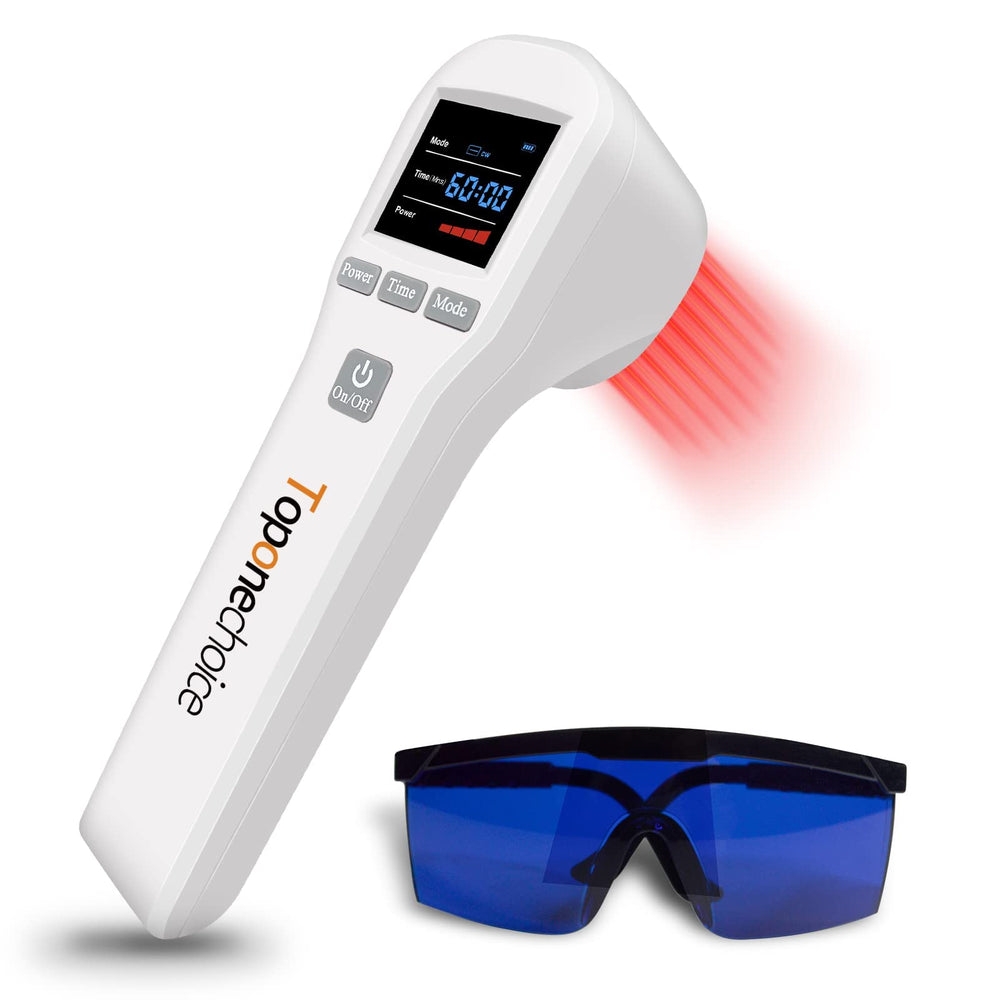 Toponechoice red light therapy device front view for easy home use