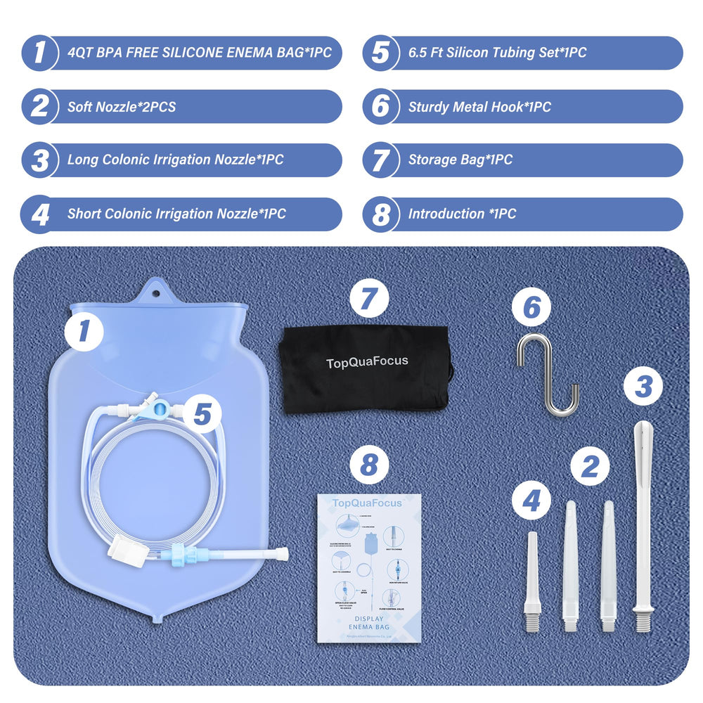TopQuaFocus easy-clean, quick-dry design helps prevent bacterial growth.
