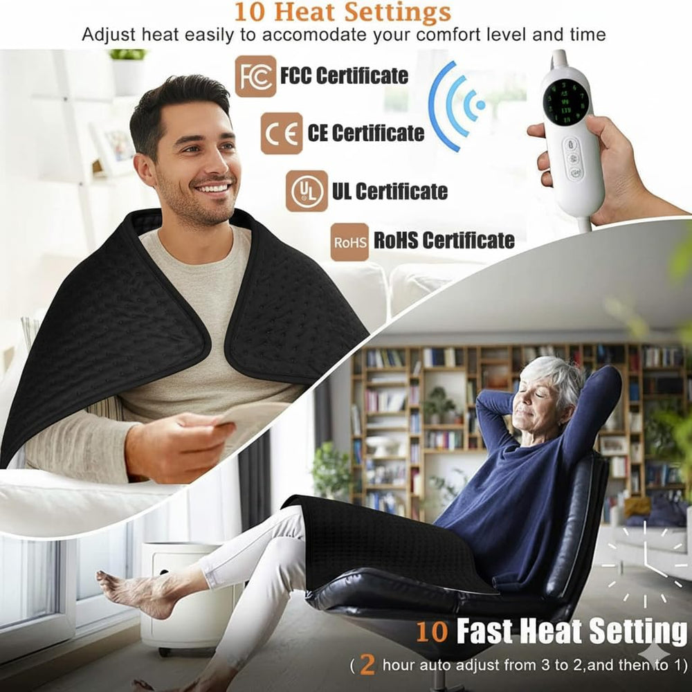TOPSOSO pad with 3 auto-shutoff timers for flexible sessions