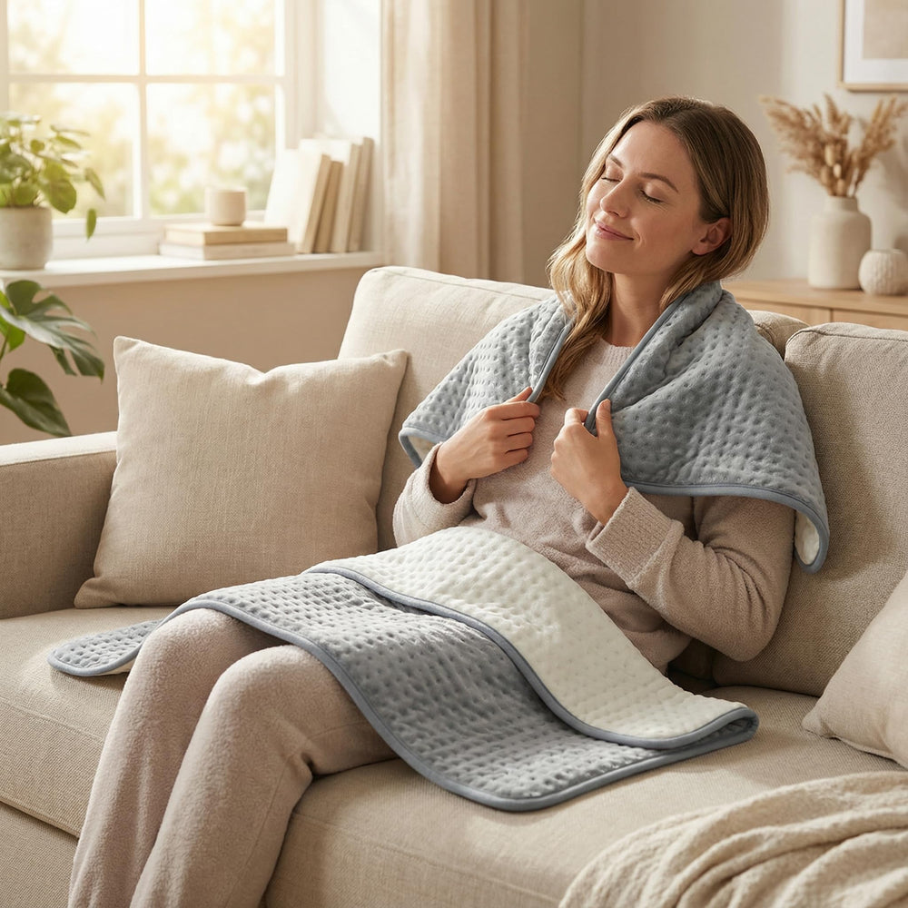 TOPSOSO heating pad is machine washable for easy cleaning