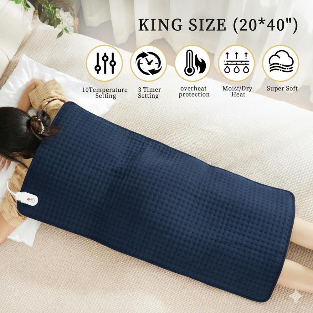 TOPSOSO moist and dry heat modes for flexible relaxation options