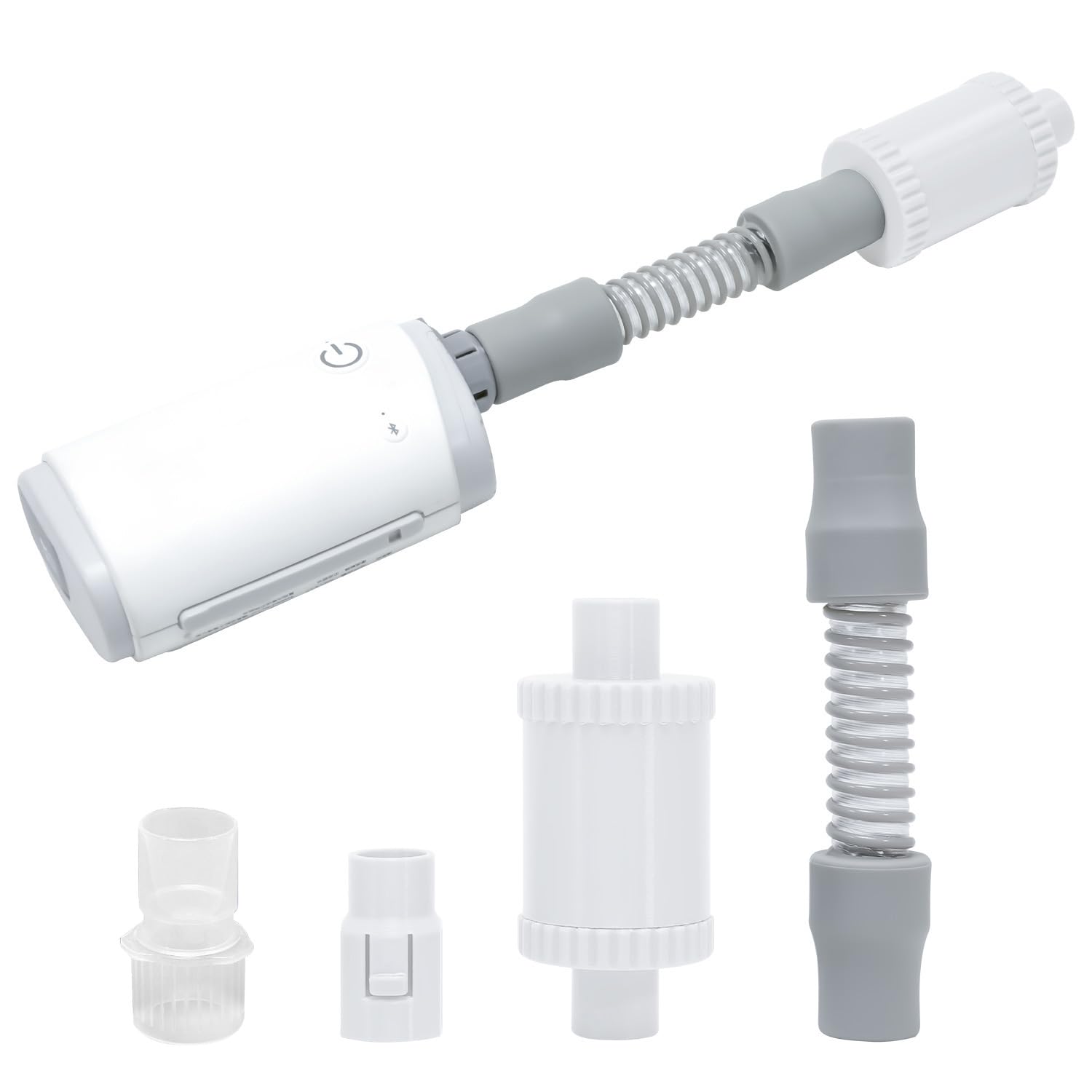 Tordale CPAP muffler with AirMini adapter provides quieter sleep on the go.