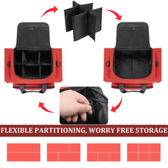 Toribio bag detachable strap for hands-free carry.