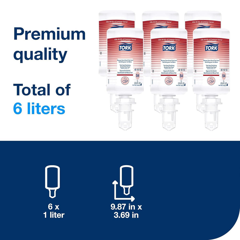 Tork 6x1L packs ready for busy workplaces.