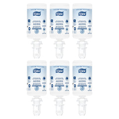 Tork Extra Mild Liquid Soap bottle close-up showing fragrance-free formula for sensitive skin