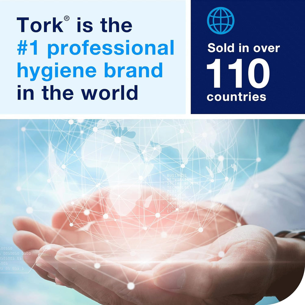 Tork quick-refill scene showing under 10 seconds.