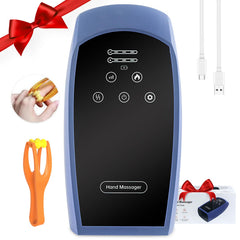 Torktak hand massager with heat targeting palm relief after typing