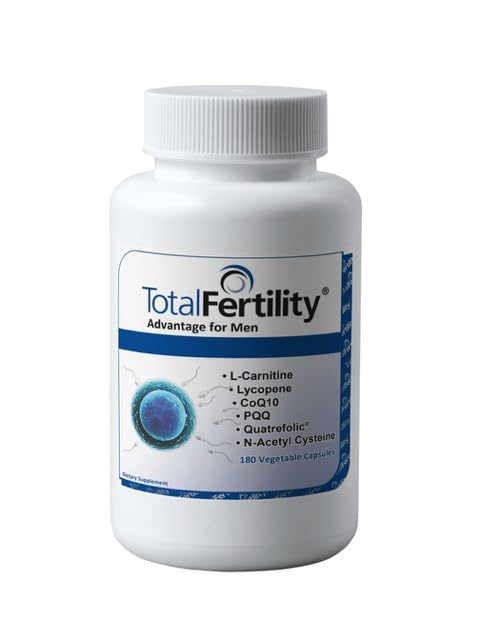 Total Fertility Advantage for Men bottle cap close-up for easy daily use.