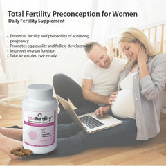 Total Fertility Preconception ovulation-support image highlights balanced cycles for potential conception