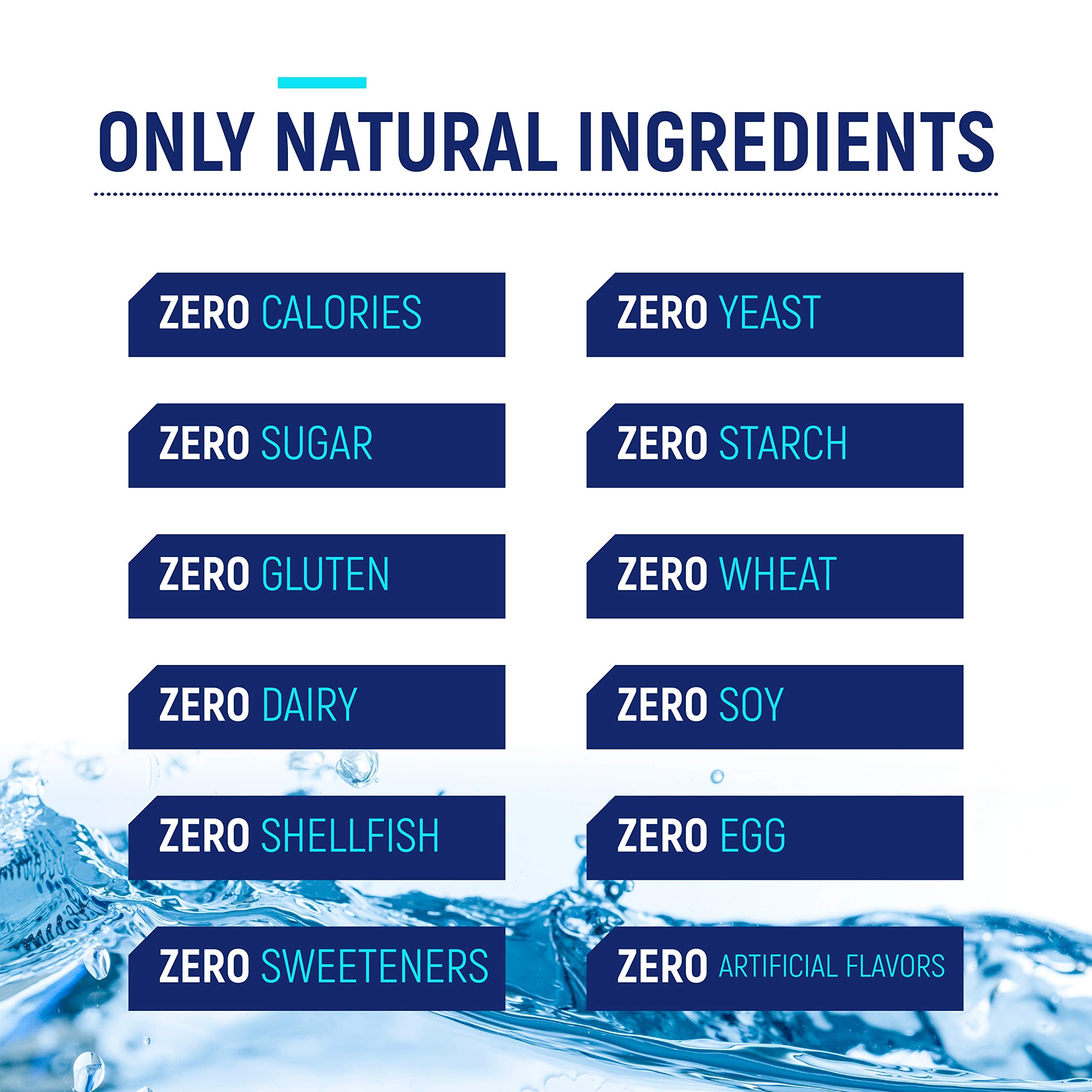 Total Hydration Daylyte package shows calcium, magnesium, and zinc benefits.