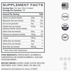 Total Hydration Daylyte dropper pouring to mix electrolytes.